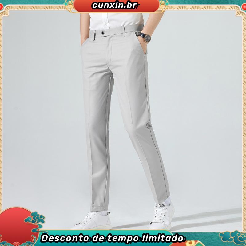 Calça Alfaiataria com Elastano Masculina ajuste lateral