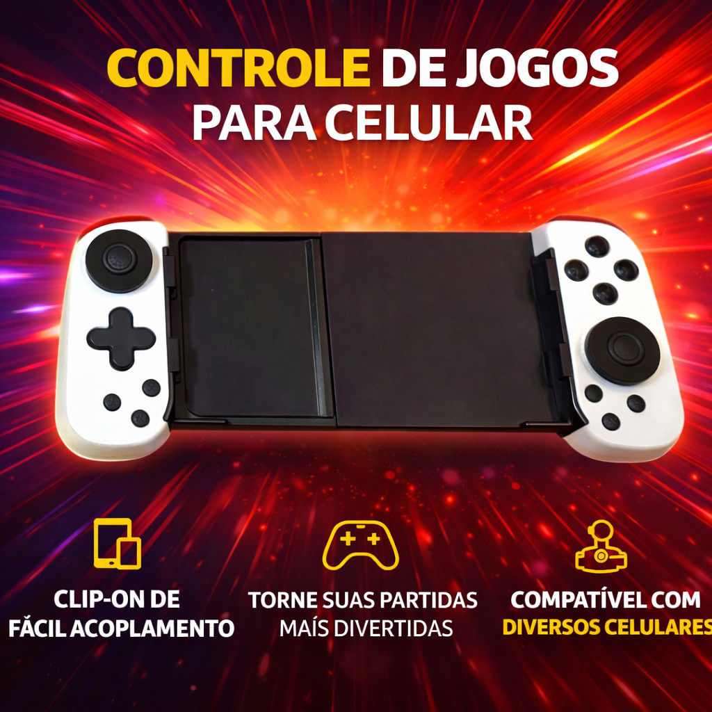 Controle Sem Fio, Wireless handle Lehuai D6DP- Compatível Com PS3, N-S, PC, Android E IOS
