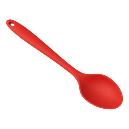 Colher De Silicone 27cm Resistente Jjb Utilidades Vermelho