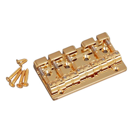 Ponte Gotoh P/ Baixo 5 Cordas Multi-tonal Dourada J510sj5