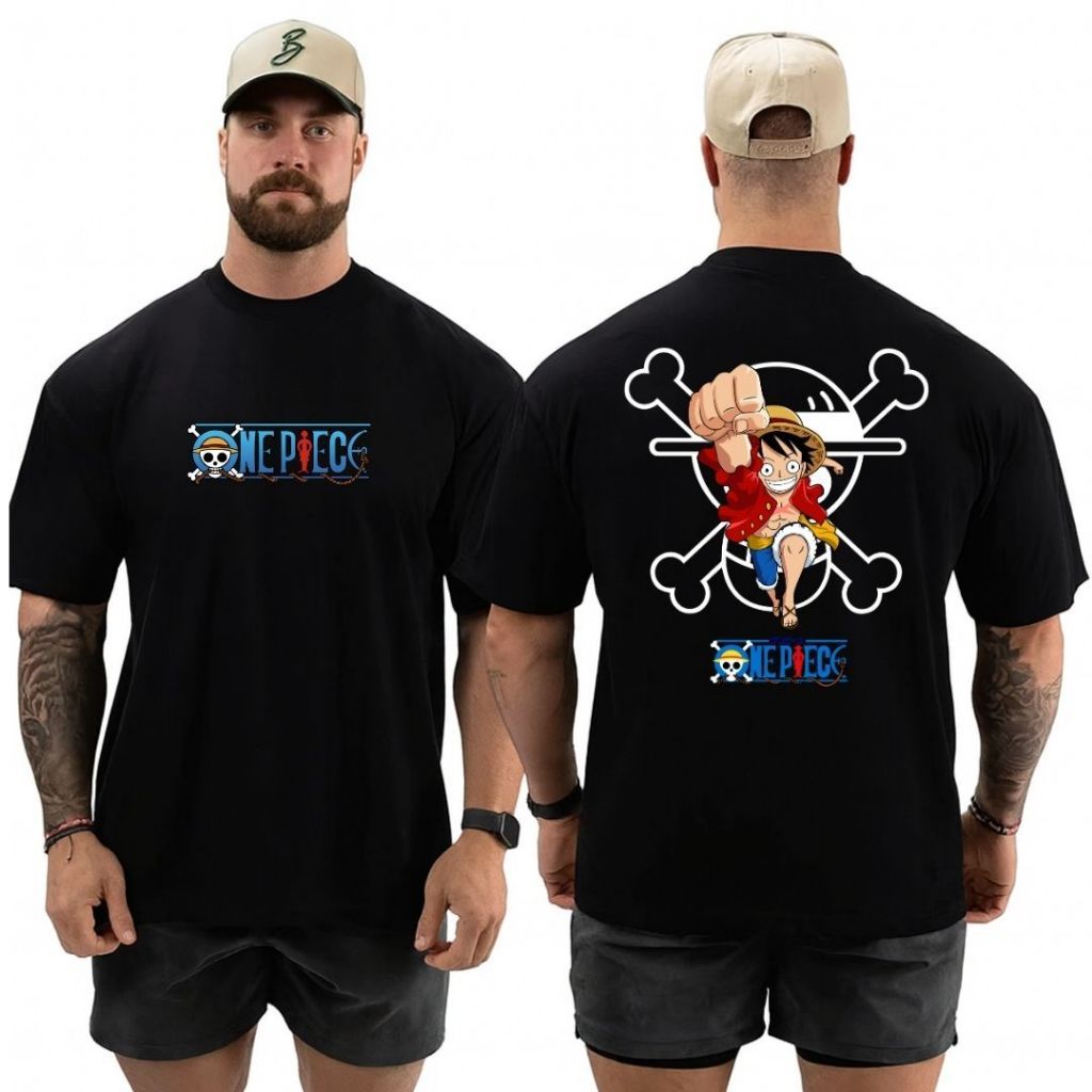 Camiseta  100% Algodão Desenho Anime Academia Musculação Blusa Confortável Malha Premium
