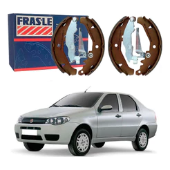 Jogo Sapata Freio Frasle Fiat Siena 1.0 1.4 1.8 2004 A 2010