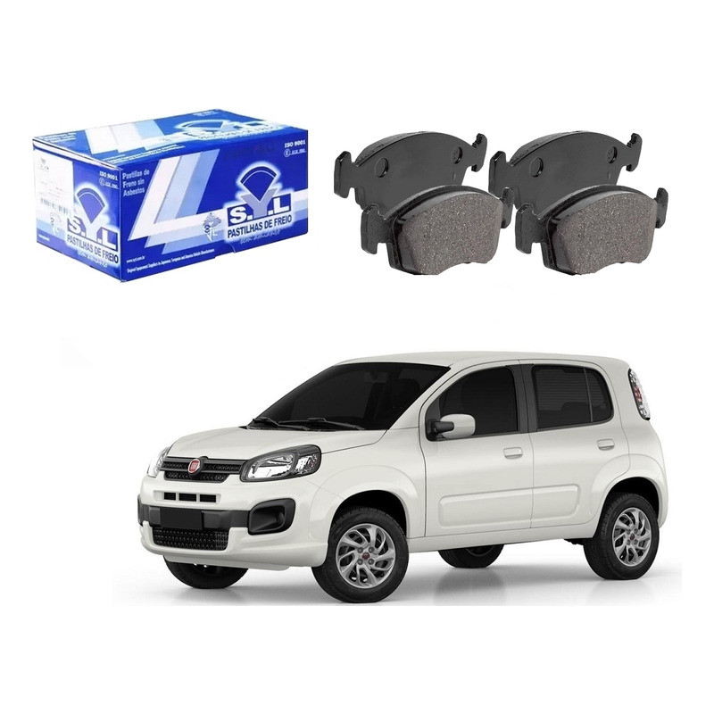 Pastilha Freio Dianteira. Novo Uno 1.0 1.3 2017 A 2021 em Oferta na Shopee