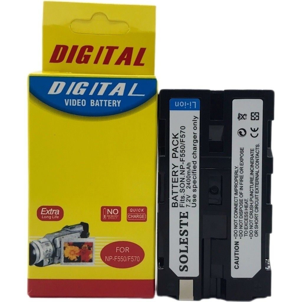 Bateria para Câmera e Iluminador de Led Np-f550/Np-f570 (NÃO é compatível com filmadoras) S