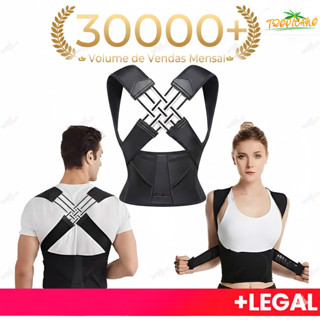 Colete Corretor Postural Ajustável Unissex para Costas em Oferta na Shopee