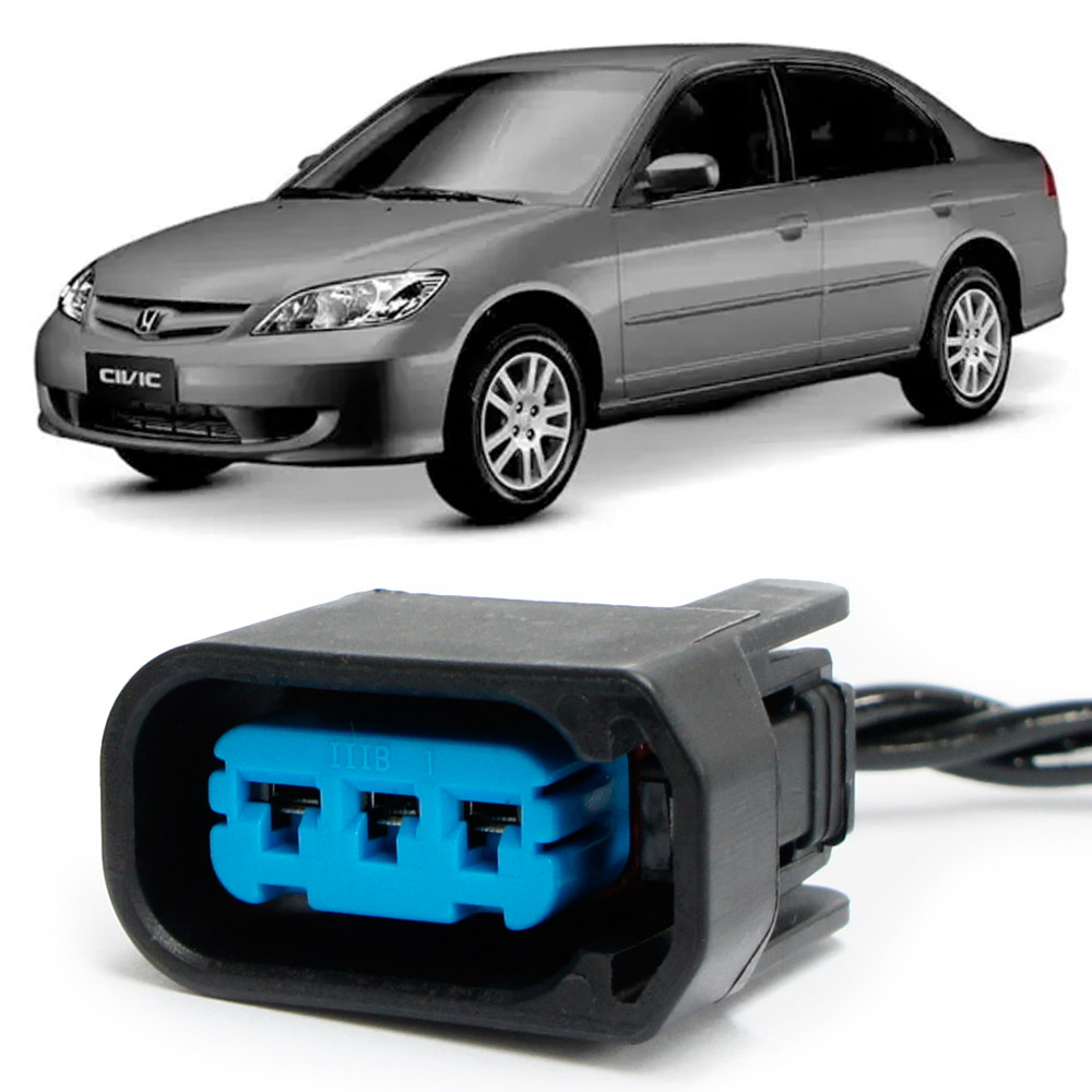 Plug Conector Bobina Ignição Honda Civic 1.6 1.7 Accord V6 CRV 1998 1999 2000 2001 2002 2003 2004