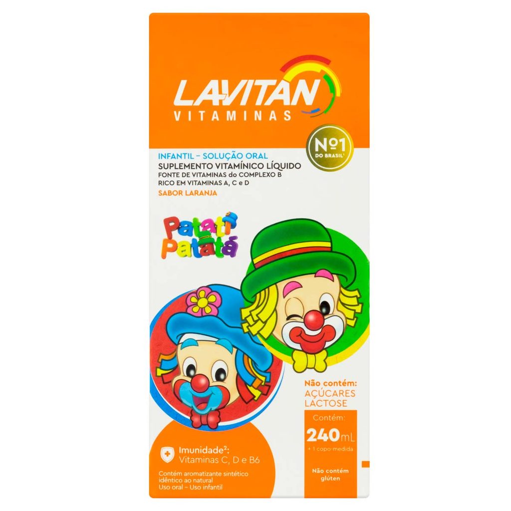 Imagem Lavitan Kids Laranja 240ml