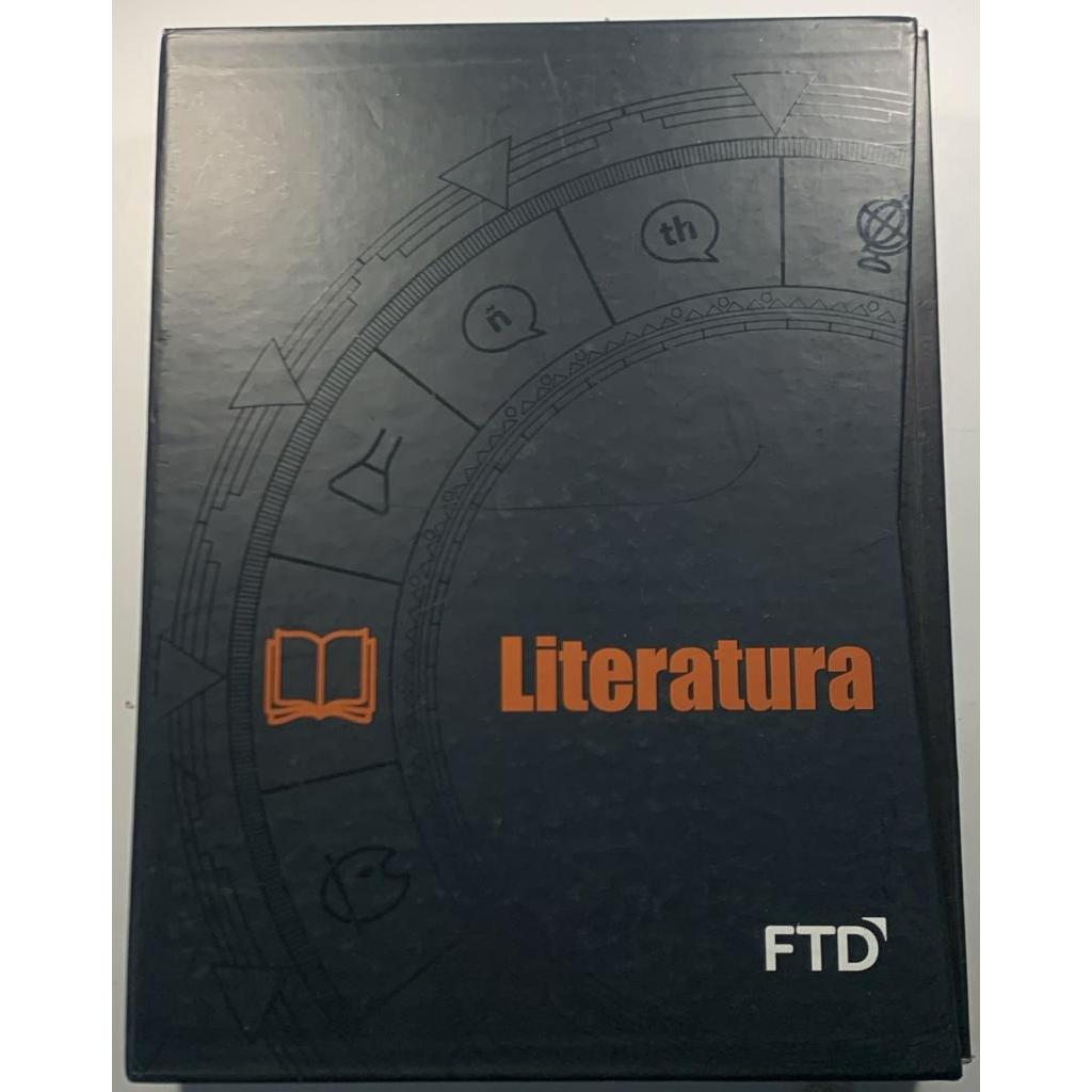 Box 6 Volumes - 360° Literatura Volume Único em 3 Partes caderno de atividades Revisão e Infográficos