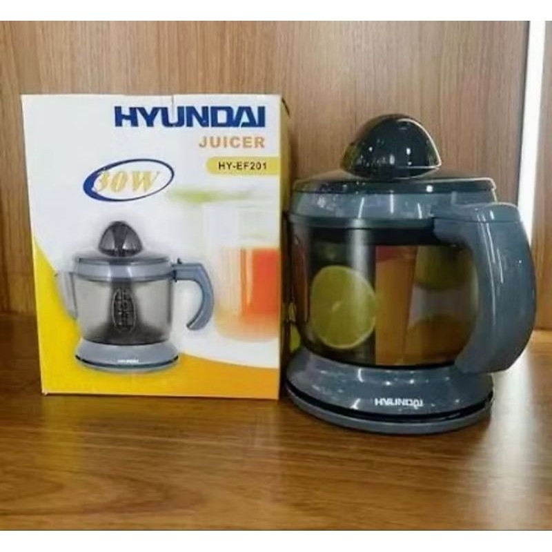 Extrator de Suco  laranja  Elétrico Hyundai HY-EF201 1L 30W 110V Cinza – Espremedor Automático pronta entreg em Oferta na Shopee