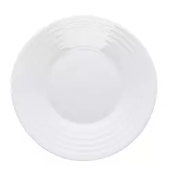 Prato para Sobremesa Mirage 18cm Branco Vidro Opalino - Lyor