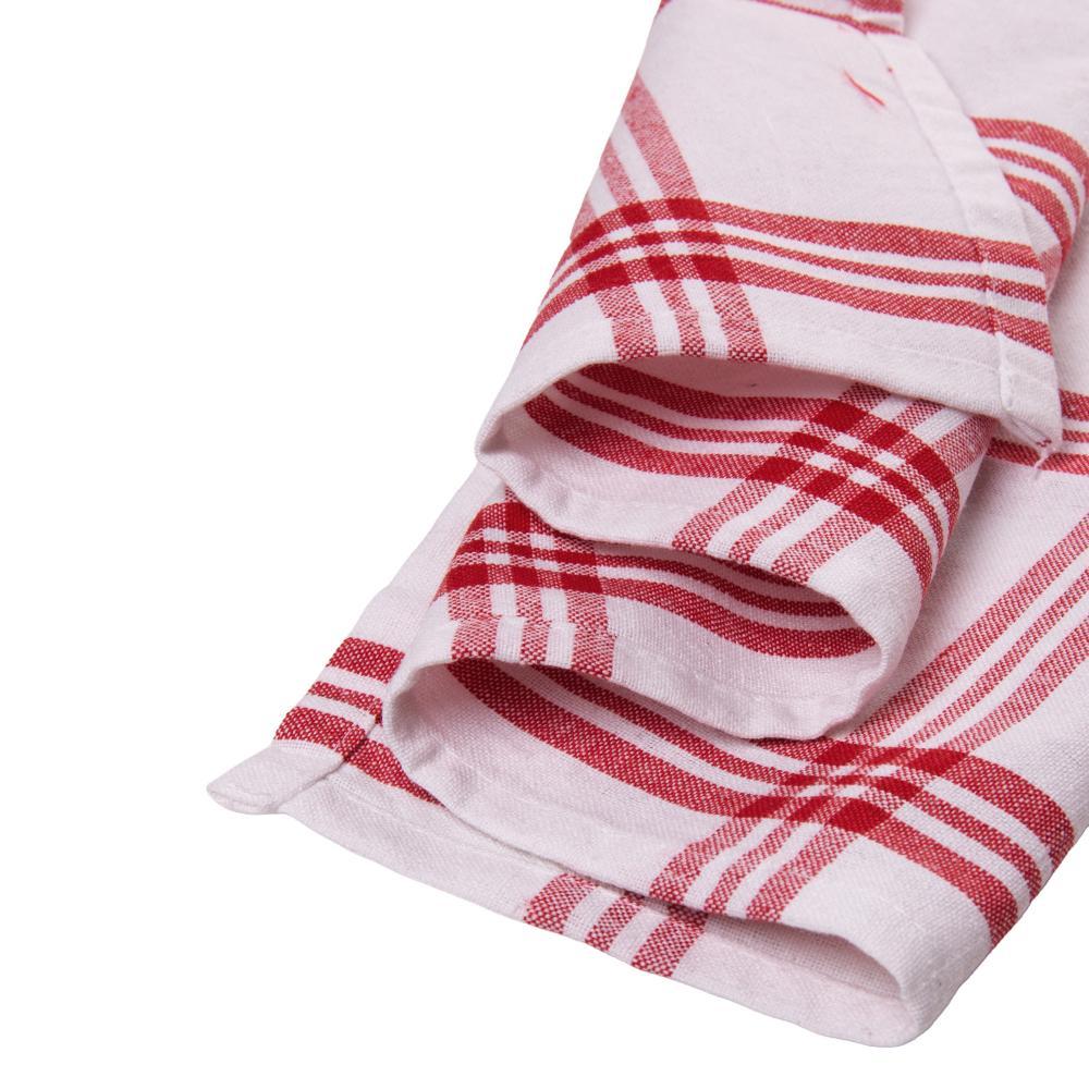 2 Panos de Prato Lyor Verona 60cm x 40cm Vermelho Algodão em Oferta na Shopee