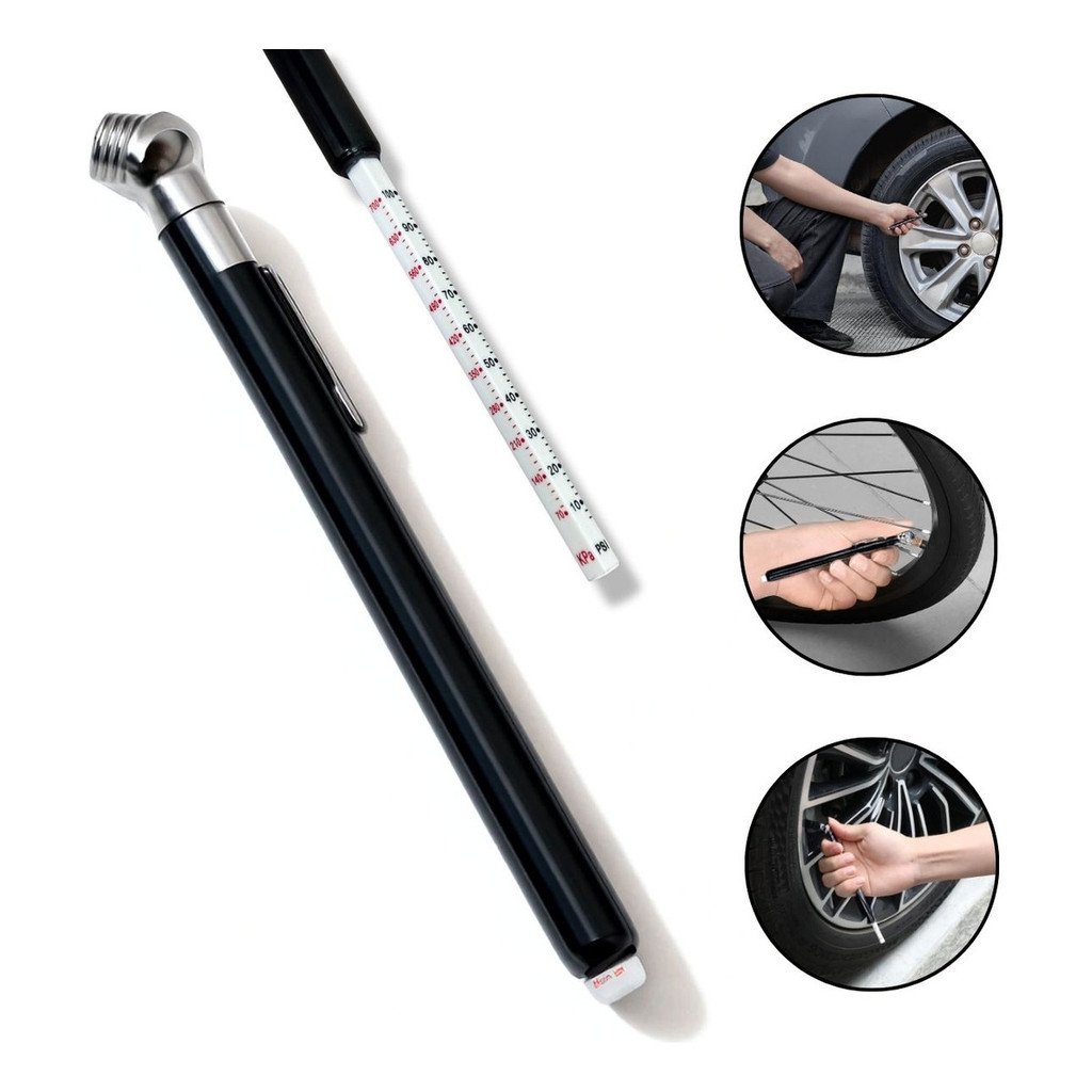 Medidor Manual De Pressão Pneu Automotivo Tipo Caneta - IWMCA021 em Oferta na Shopee