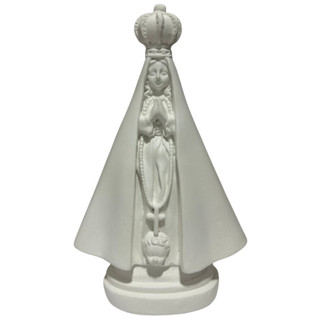 Nossa Senhora Aparecida 22cm em Gesso Cru em Oferta na Shopee