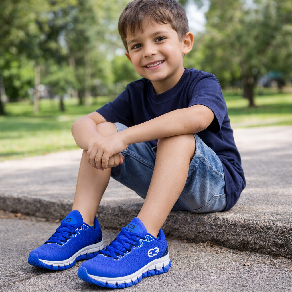 Tênis Infantil Masculino e Feminino Esportivo Leve Confortável Antiderrapante Para Criança