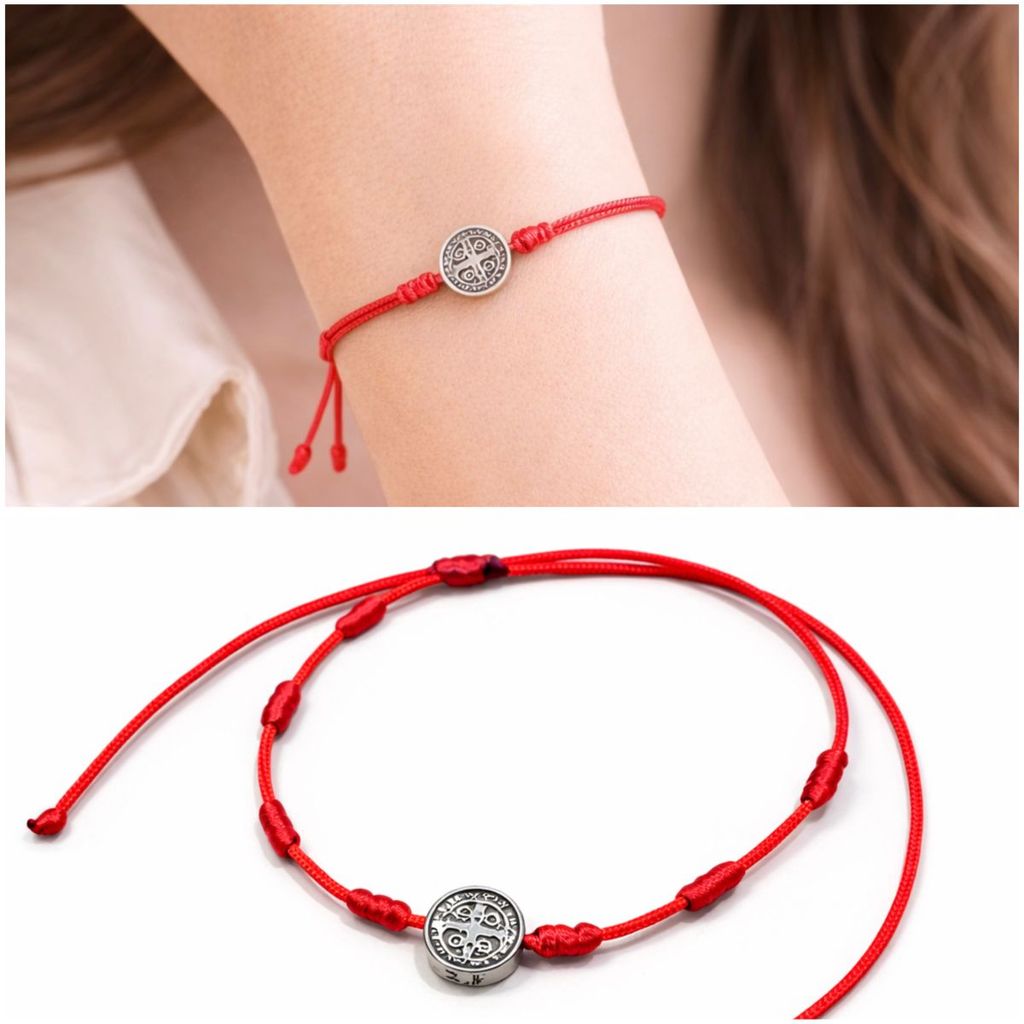 Kit 2 Pulseiras 7 Nós São Bento Proteção Contra Inveja em Oferta na Shopee