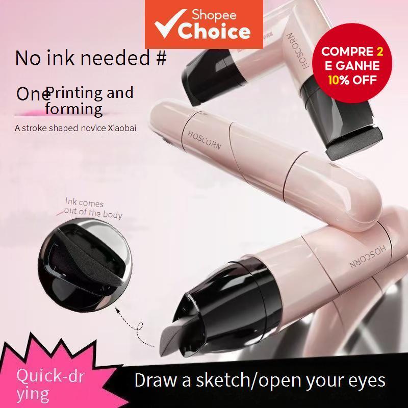 Delineador De Carimbo De Ponta Dupla Hoscorn-À Prova D'água , De Manchas E Adequado Para Iniciantes , Asas Perfeitas De em Oferta na Shopee