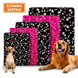 Colchonete Colchão Caminha Para Cachorro Vários Tamanhos Com Zíper Estampa Sortida em Oferta na Shopee