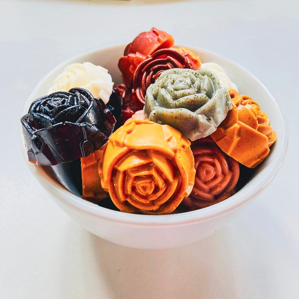 Mini Sabonete Argila  Açafrão 15 anos Lembrancinha Rosinha Casamento Mimo15g