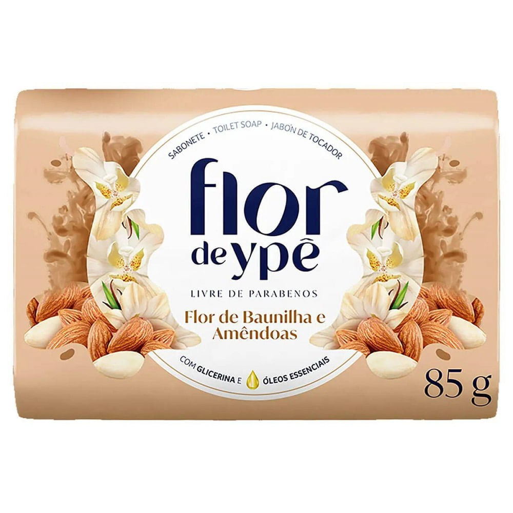 Sabonete Flor Ypê Bauniha e Amêndoas 85g em Oferta na Shopee