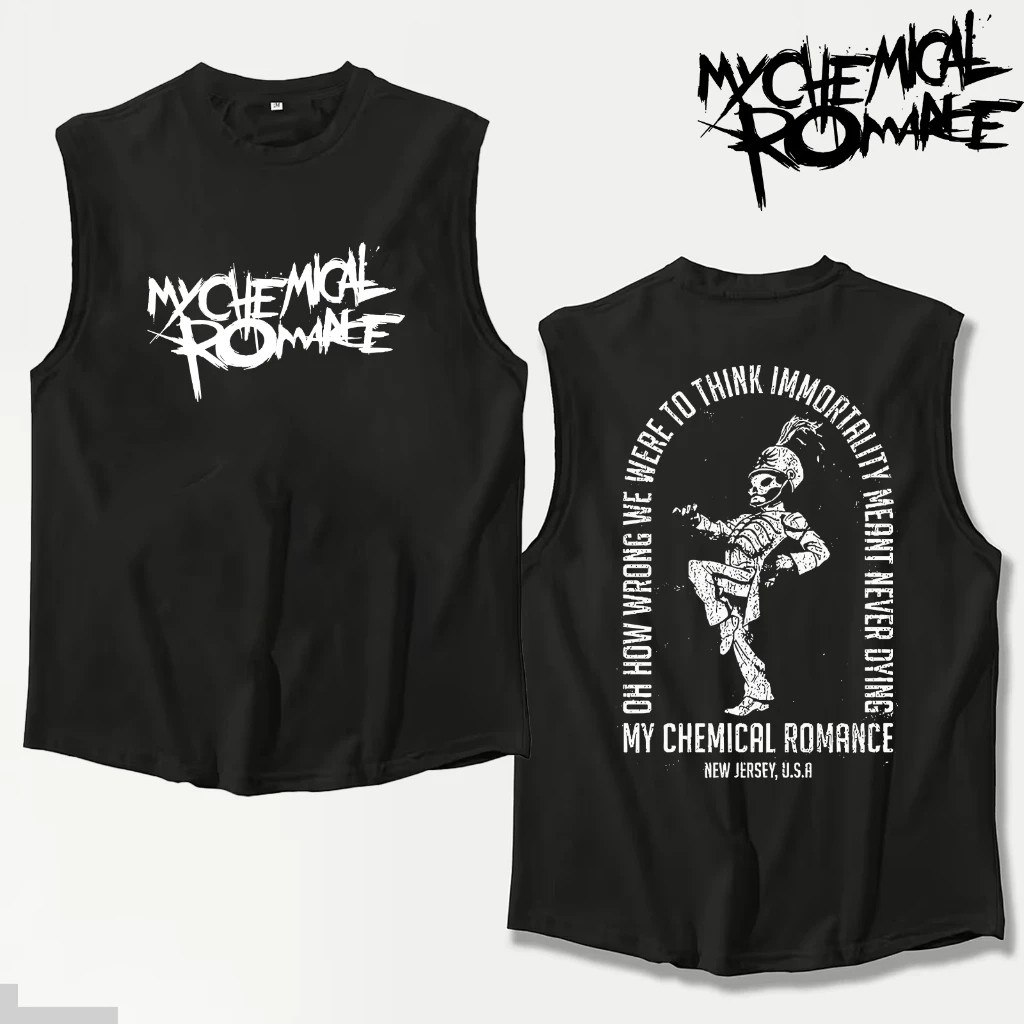 Tshirt Rock Masculina Regata Emo Rock Estampada Lançamento Camiseta 100% Algodão Camisetão  Oversized - Ohana