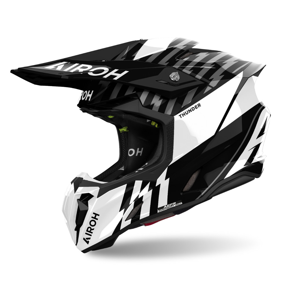 Capacete Motocross Airoh Twist 3 Thunder Trilha Off Road