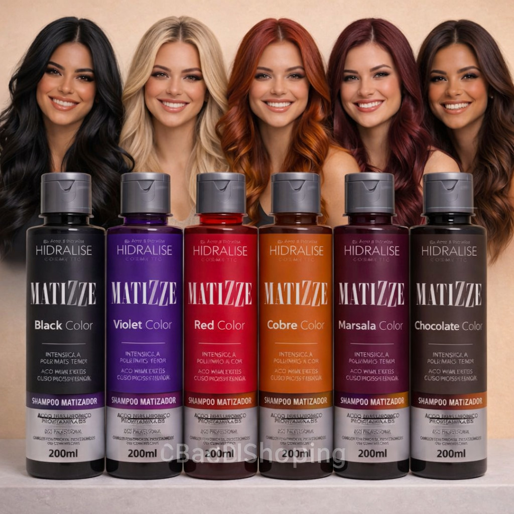 Shampoo Tonalizante Escurecedor S/ Amônia Avelã 100% Natural Matizze em Oferta na Shopee
