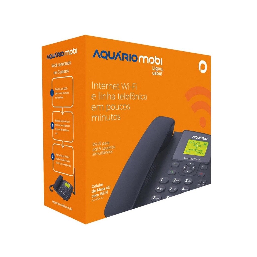 Telefone Celular Mesa Aquário CA-42SX 4G/3G Dual Chip WI-FI