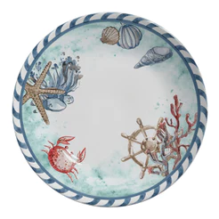 Conjunto 6 Pratos Rasos Ø28cm Oceano