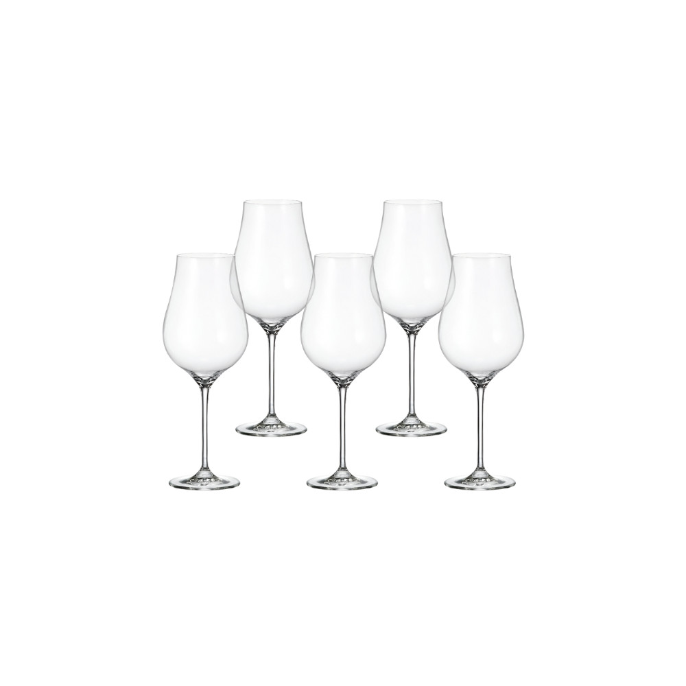Jogo De 6 Taças Para Vinho Tinto 500ml Limosa Crystal Bohemia