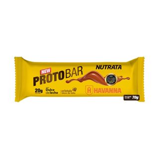 Barra de Proteína Nutrata Protobar Havanna 20g de Proteína Sabor Dulche de Leche com Cristais de Doce de Leite 70g em Oferta na Shopee