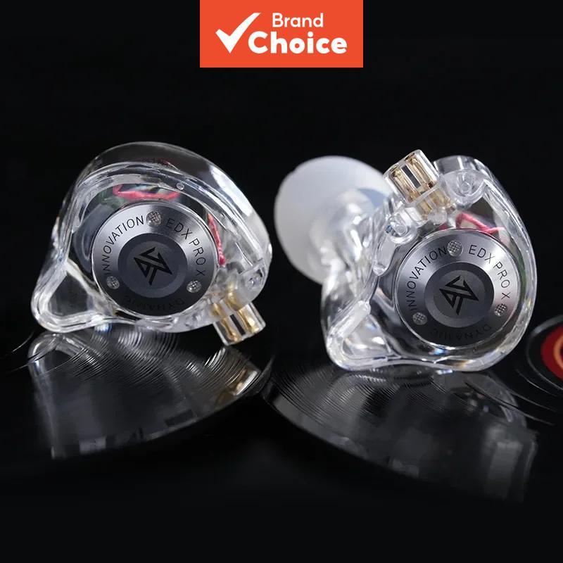 Fones de ouvido KZ EDX PRO X, fones de ouvido esportivos de alta fidelidade com graves, cancelamento de ruído e drivers em Oferta na Shopee