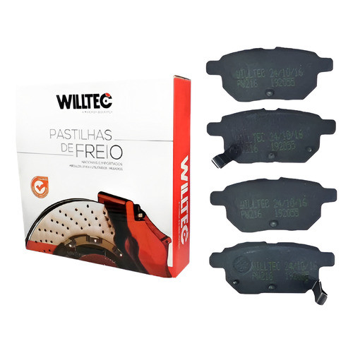 Pastilhas De Freio Traseira - Jac T40 / T5 1.5 / Lifan 530