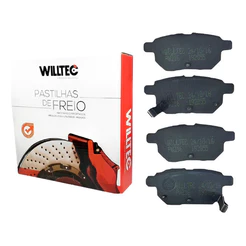 Pastilhas De Freio Traseira - Jac T40 / T5 1.5 / Lifan 530
