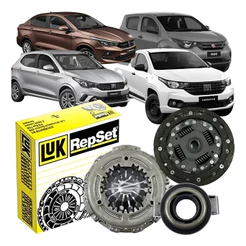 Kit Embreagem LUK Original Fiat Argo Cronos Mobi Uno 1.0 6V 6203433000 Completo