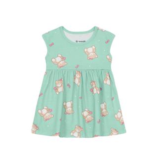 Vestido bebê menina em malha  Brandili Baby em Oferta na Shopee