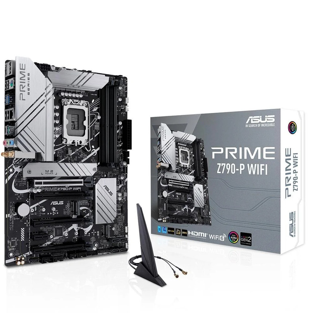 Placa Mãe ASUS Prime Z790-P Wi-Fi, Intel LGA1700 Z790, ATX, DDR5, Cinza - Prime Z790-P Wi-Fi em Oferta na Shopee