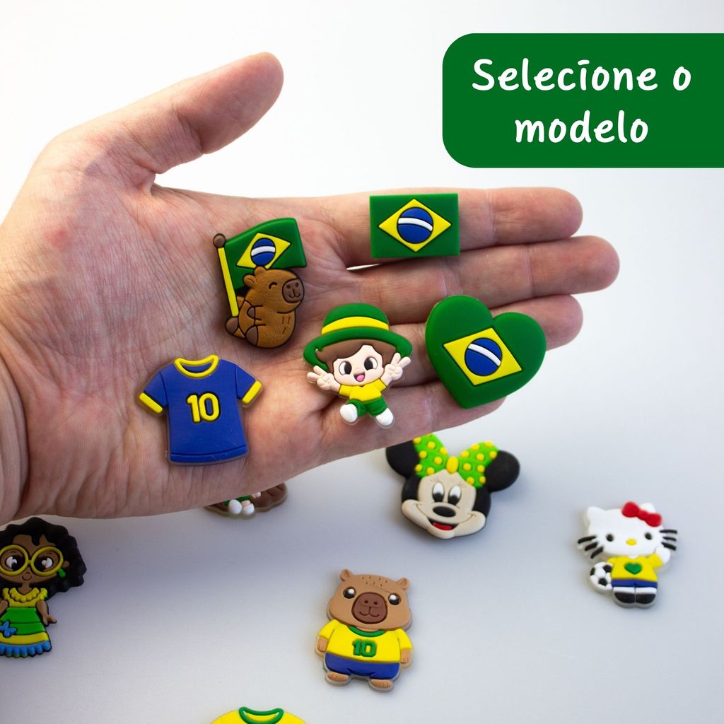 Aplique Emborrachado Copa do Mundo 5 a 20 Unidades p/ Laço Tiara Scrapbook, Artesanato