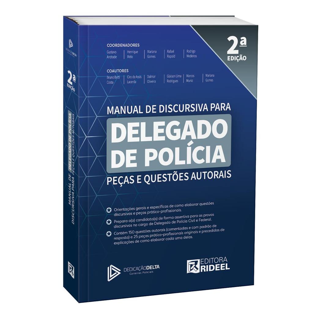 Manual de Discursiva para Delegado de Polícia - Peças e questões autorais - 2ª Edição em Oferta na Shopee