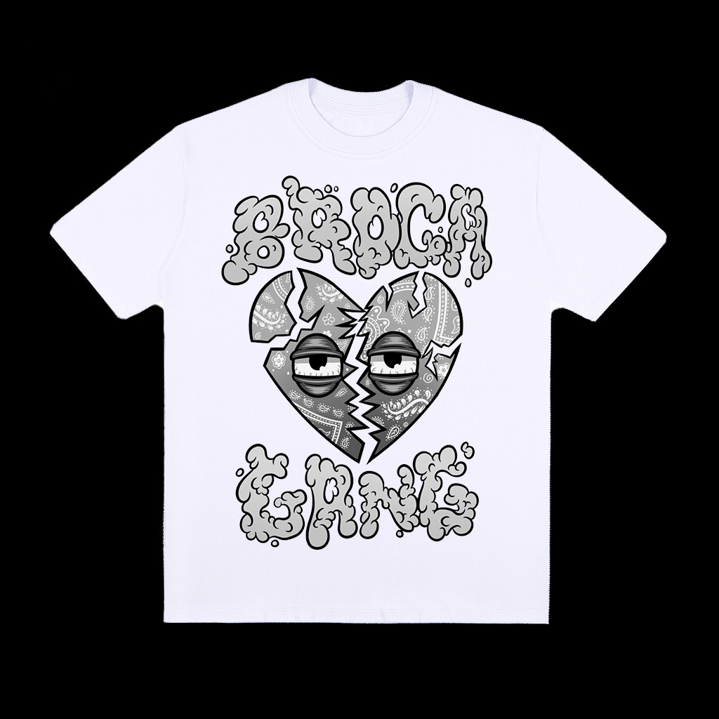 [Camiseta Premium em Algodão Puro]VU Camiseta Streetwear Larga Broca Gang BGK Rap Hip Hop Trap Estilosa Camisa Gang Broc