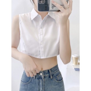 Versão coreana gola falsa feminina All-Match camisa de gola falsa gola falsa camisa gola suéter gola decorativa primaver