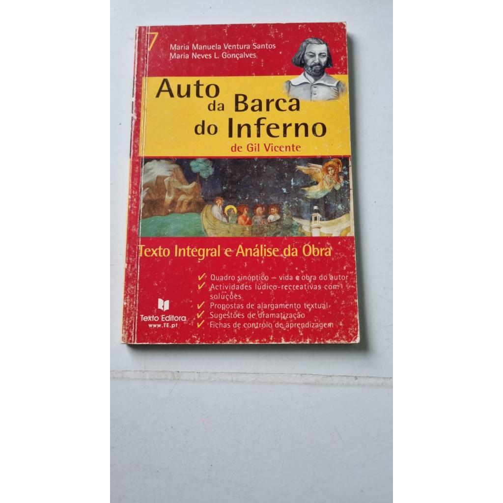 Auto da Barca do Inferno de Gil Vicente  análise de Maria Manuela Ventura Santos e Maria Neves Gonçalves