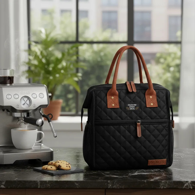 Bolsa Termica Feminina Marmita 10L Lancheira Termica Feminina para Trabalho, Piquenique, Passeio