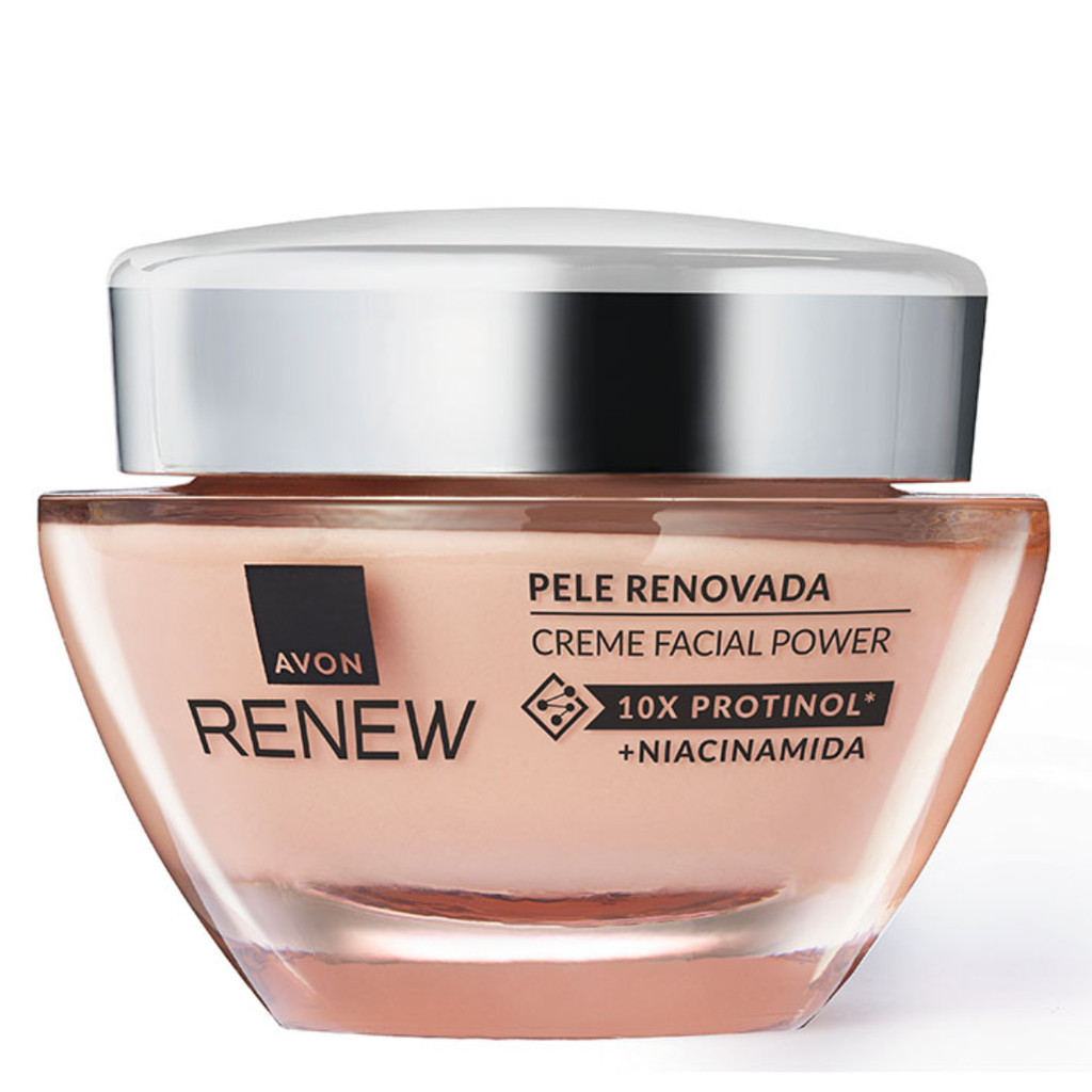 RENEW AVON POWER PELE RENOVADA PROTINOL NIACINAMIDA ANTIRUGAS ANTIENVELHECIMENTO REJUVENESCERDOR