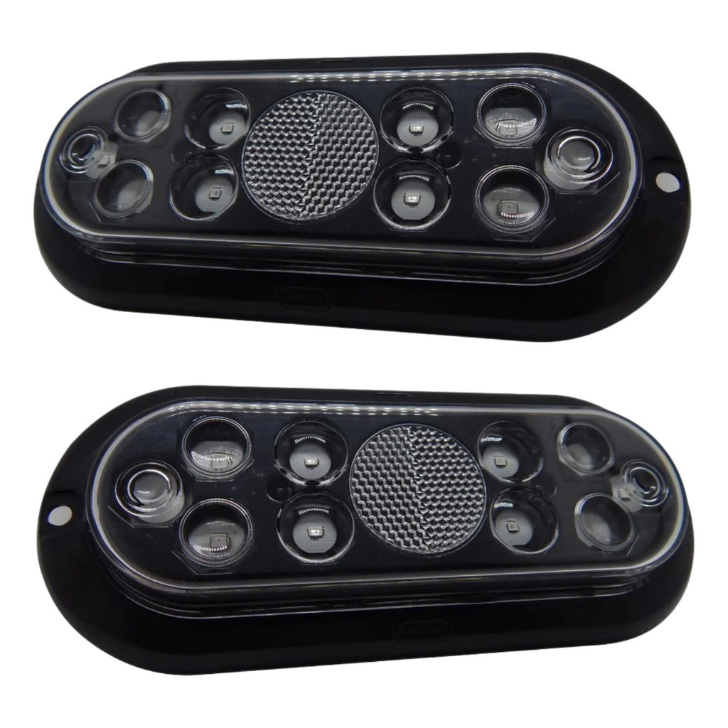 2 Lanterna Carretinha Led Prova D' Água Trailer Barco Jetski