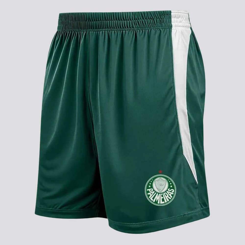 Calção Palmeiras Betel Player II Infantil Verde/Branco
