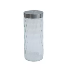 Pote Bolhas 2200ml de Vidro com Tampa Inox Redondo - Mozcada