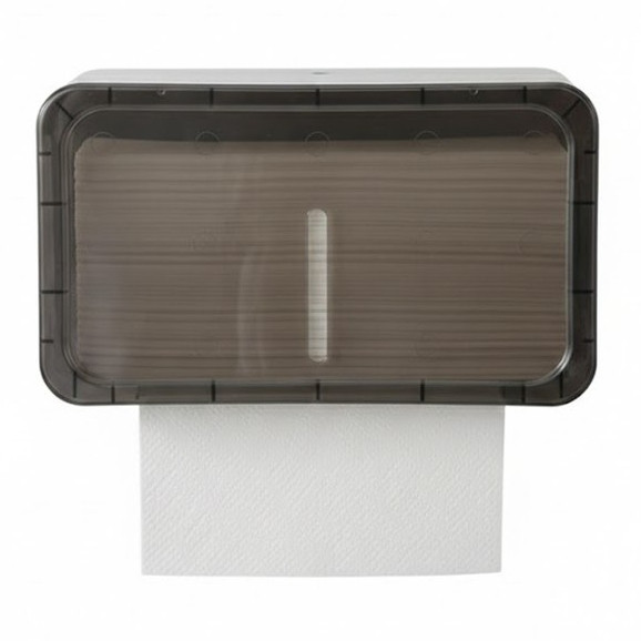 Toalheiro Dispenser Parede Translucido Papel Interfolhas Banheiro