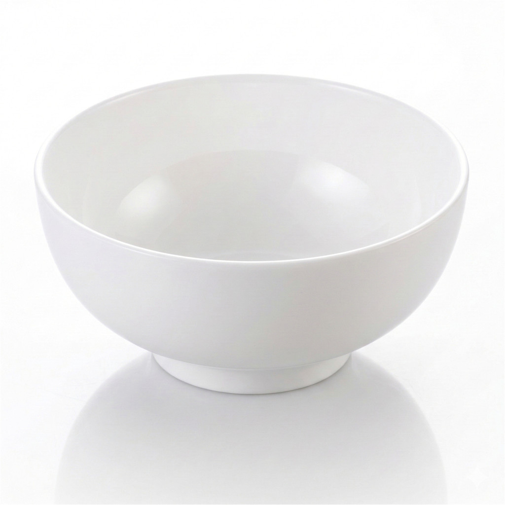 Tigela Cumbuca Bowl Melamina 400 ml Açaí Caldos Sorvete Sobremesas Cozinha Branca