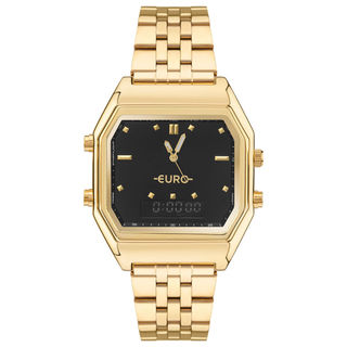 Relógio Euro Feminino Fashion Fit Sporty Dourado - EUBJ3718AF/4D