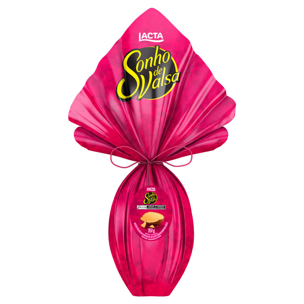 Ovo de Páscoa Lacta Sonho de Valsa 357g em Oferta na Shopee